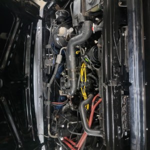 F350 Dually Fully Restored Engine Bay